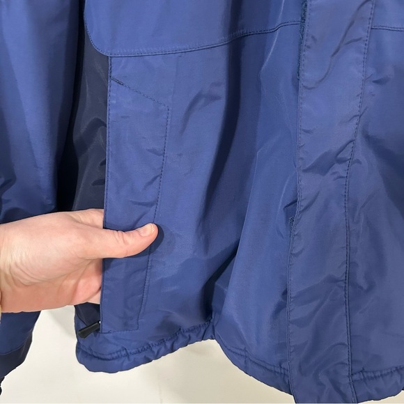 L.L.Bean Men's Blue Hooded Zip Up Waterproof Insulated Jacket Outdoors Large - Picture 2 of 8